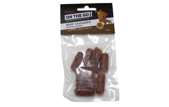 Pet Interest On the Go Beef Sausages 75γρ.