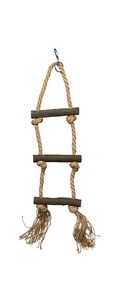 Trixie natural Living Rope Ladder - Ξύλινη σκάλα με Σχοινί