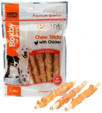 Proline Chew Stick with Chicken - Λιχουδιά από Δέρμα και Κοτόπουλο 100γρ.