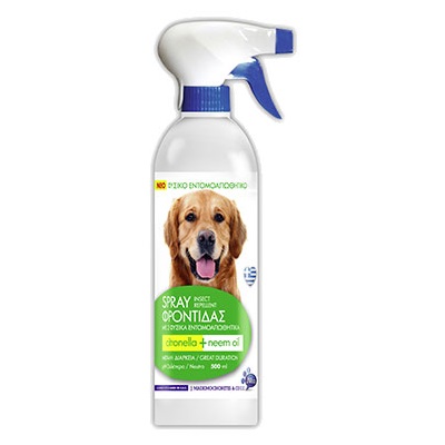 Οικολογικό spray για Σκύλους με Citronella & Neem Oil 500ml