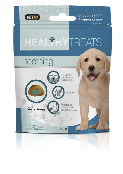 Vetiq Teething Treats for Puppies Λιχουδιές για Κουτάβια για Υγιή Δόντια 50γρ.