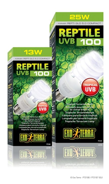 Exo Terra Reptile UVB100  Λάμπα για Ερπετά 13W