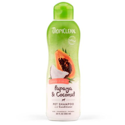 TropiClean Papaya Plus Shampoo - Σαμπουάν με άρωμα Παπάγιας 592ml