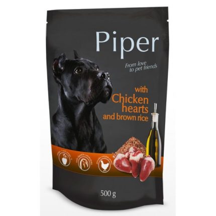 Piper Adult with Chicken hearts & Rice 500γρ.
