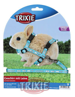 Trixie Harness with Lead for Small Rabbits - Σαμαράκι με λουρί για Μικρά Κουνελάκια