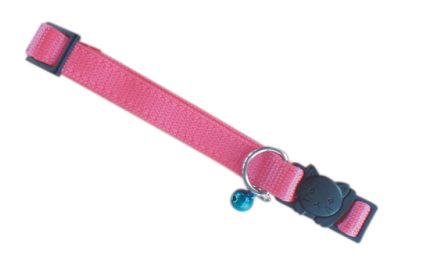 Pet Interest  Standard Line Collar T- Κολάρο για Γάτες  Ροζ