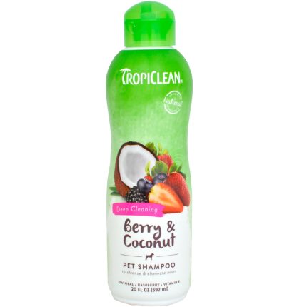 TropiClean Berry Clean Shampoo - Σαμπουάν με άρωμα Βατόμουρου 592ml